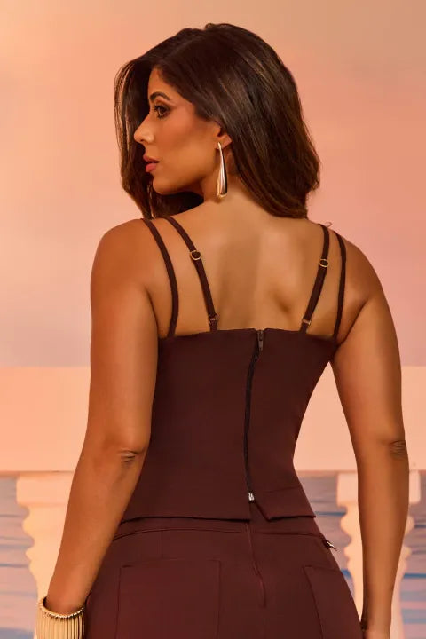 Blusa de alcinha com argola